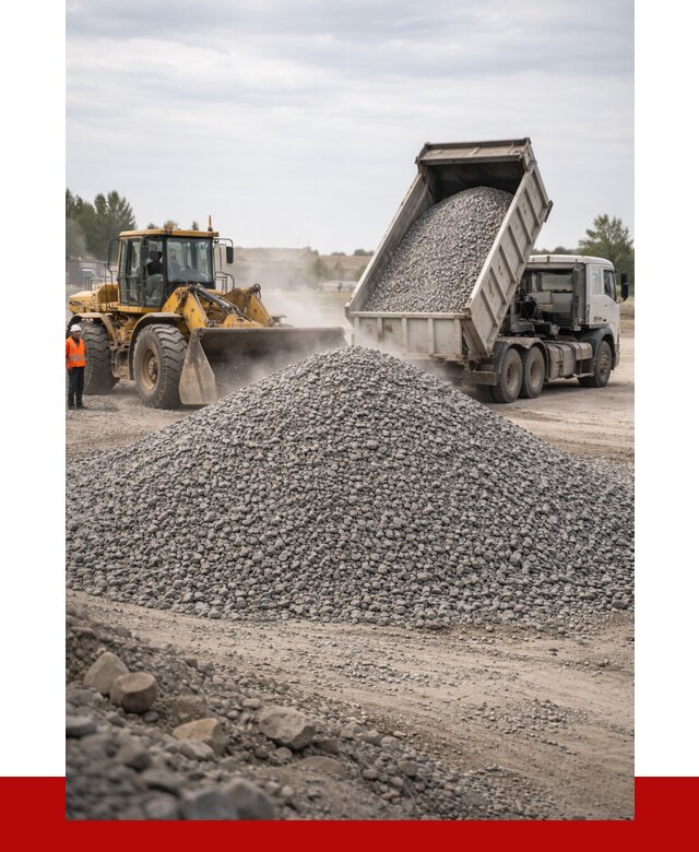 Купить щебень с доставкой в Большой Камне от 2535 руб. | ПРОНЕРУДБль