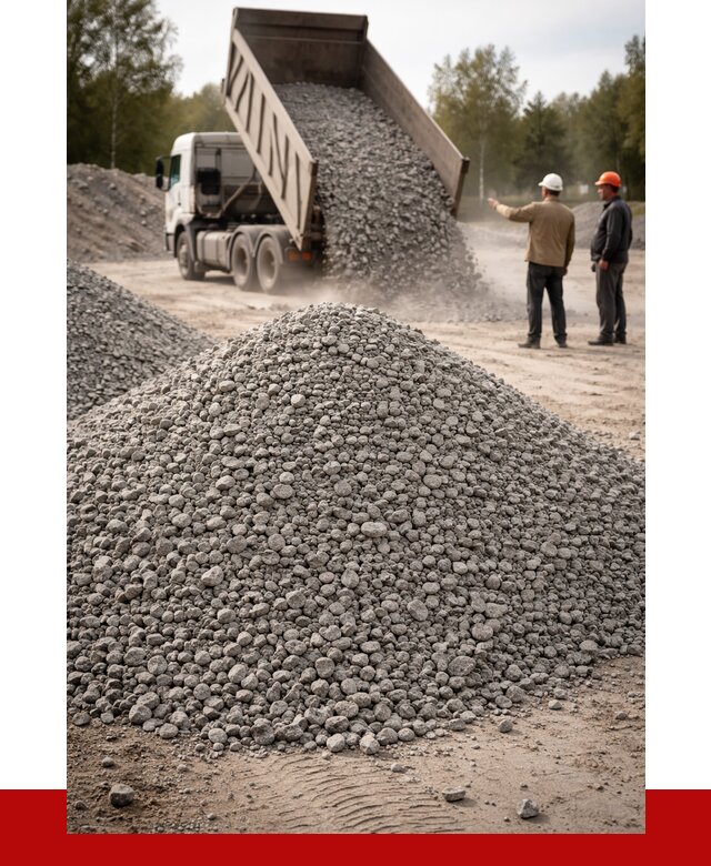 Гранитный щебень фракция 0-5 в Большой Камне от 2941 руб ПРОНЕРУДБль