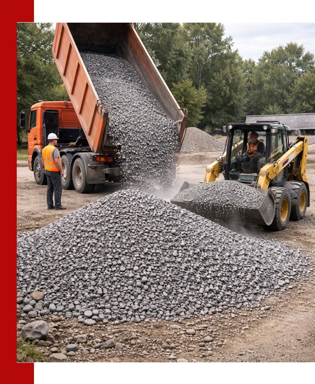 Купить гранитный щебень фракции 5–10 в Большой Камне с доставкой