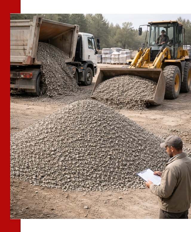 Гравийный щебень фракция 5–10 с доставкой в Большой Камне