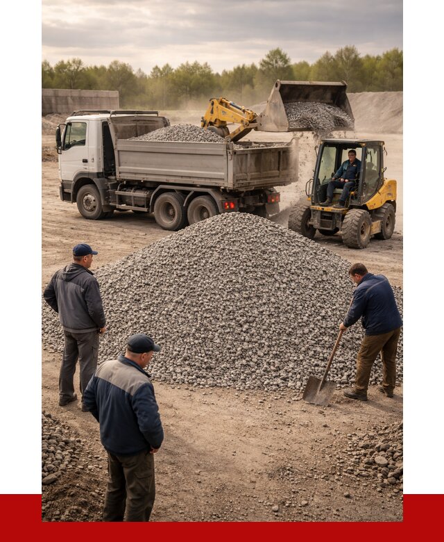 Гравийный щебень фракция 5-20 в Большой Камне от 2434 р. ПРОНЕРУДБль