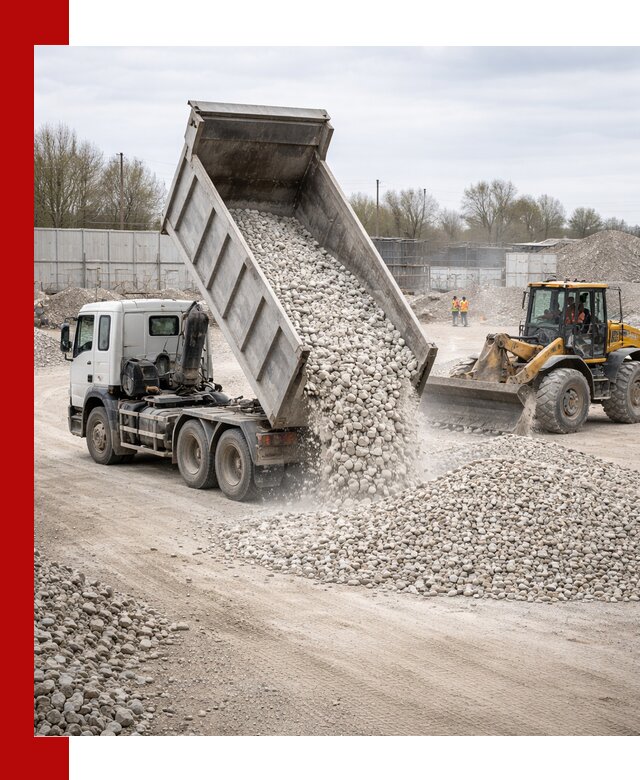 Доставка и продажа известнякового щебня в Большой Камне