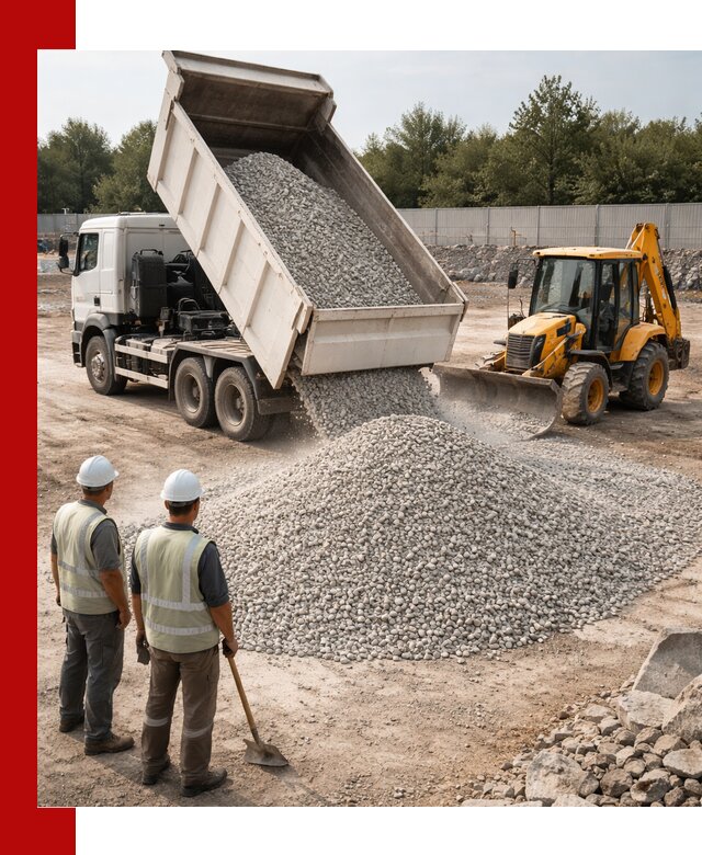 Купить известняковый щебень фракции 5–10 мм с доставкой в Большой Камне