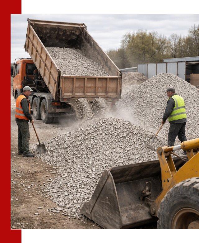 Доломитовый щебень фракции 5-20 с доставкой в Большой Камне
