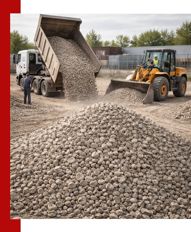 Доломитовый щебень фракции 20–41 с доставкой в Большой Камне