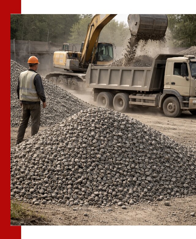 Шлаковый щебень фракция 5-20 с доставкой в Большой Камне