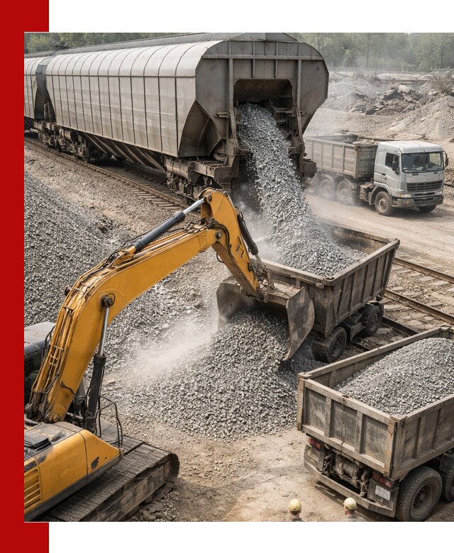 Доставка железнодорожного щебня в Большой Камне крупными партиями быстрого отгруза