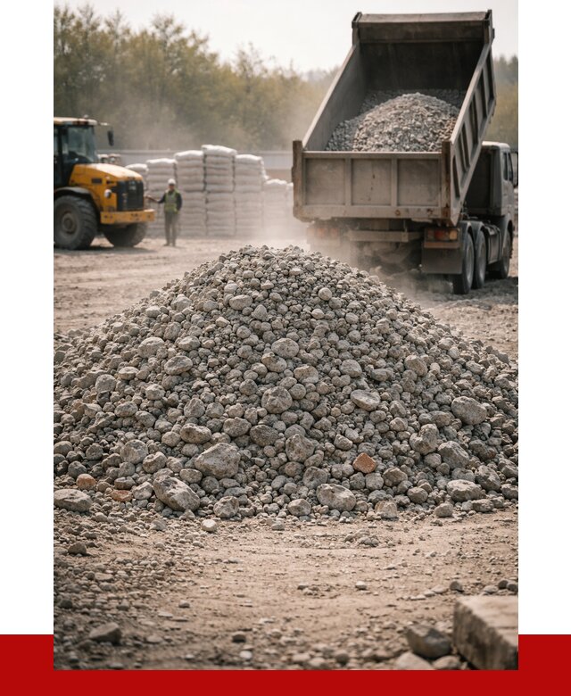 Вторичный щебень фракция 70-150 в Большой Камне от 1420 р. | ПРОНЕРУДБль