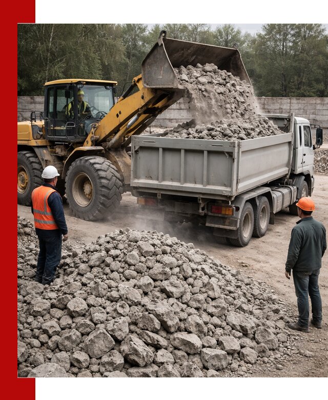 Вторичный щебень фракция 70–150 в Большой Камне с доставкой