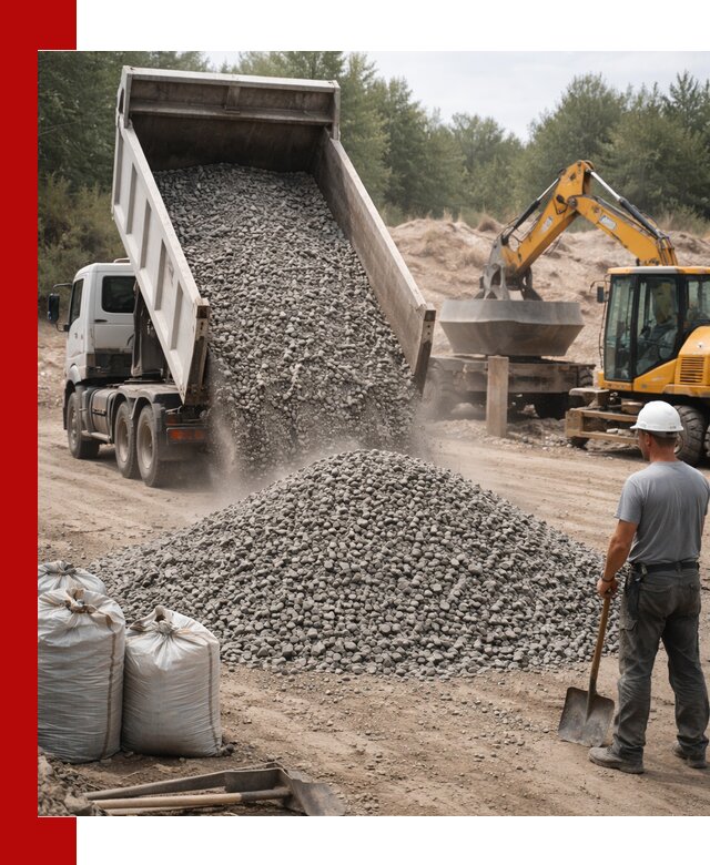 Доставка и продажа бетонного щебня в Большой Камне