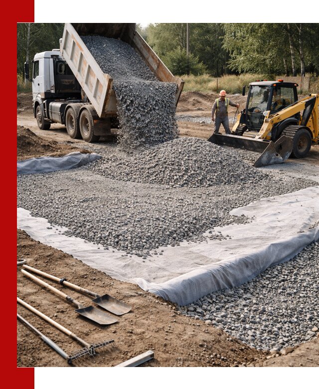 Щебень для фундамента с доставкой в Большой Камне