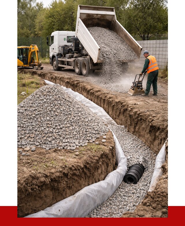 Щебень для дренажа в Большой Камне от 1876 р., ПРОНЕРУДБль доставка