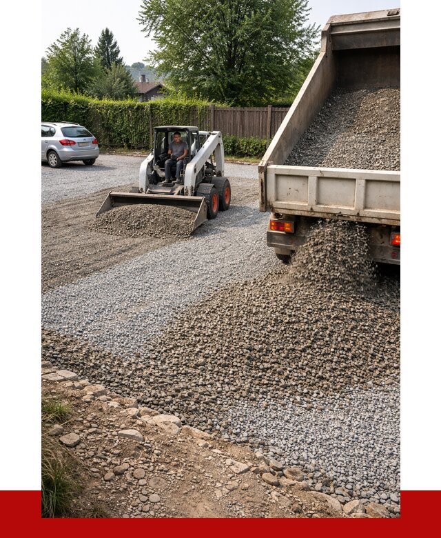 Щебень для парковки в Большой Камне с доставкой от 1217 р.| ПРОНЕРУДБль