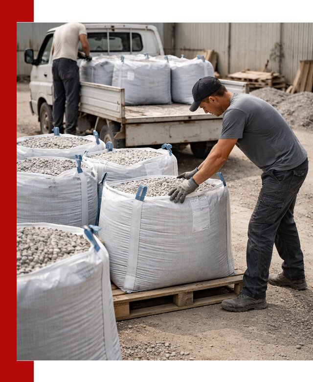 Доставка щебня в мешках по выгодным ценам в Большой Камне