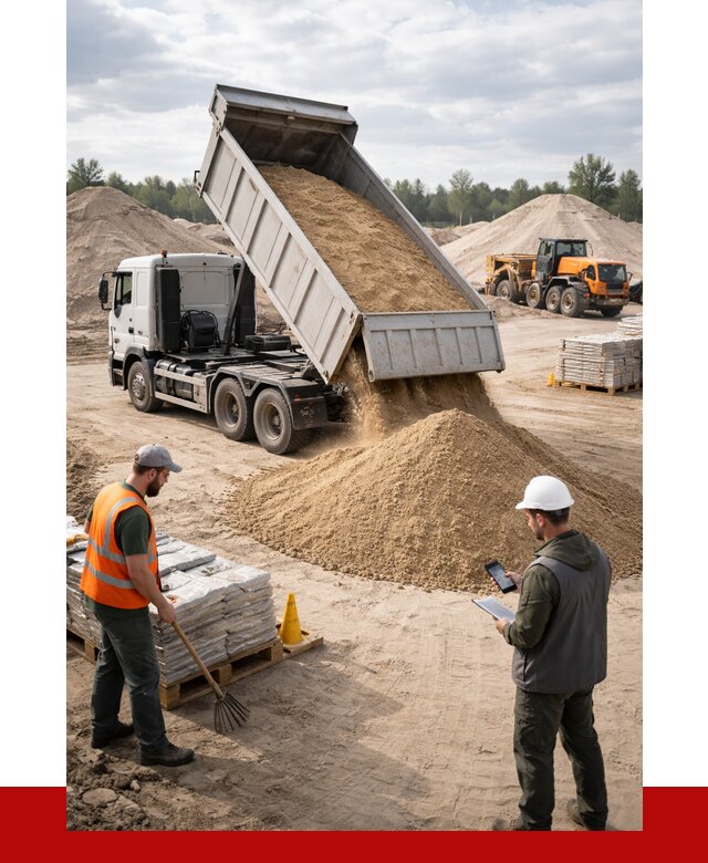 Карьерный песок с доставкой в Большой Камне от 3651 р. ПРОНЕРУДБль