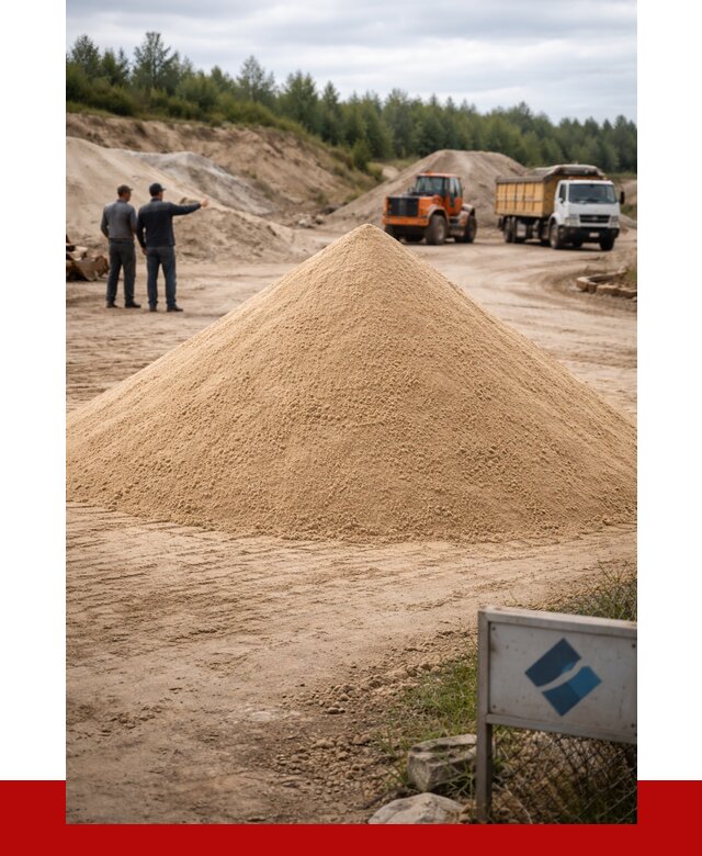 Карьерный песок навалом в Большой Камне от 1825 р. | ПРОНЕРУДБль
