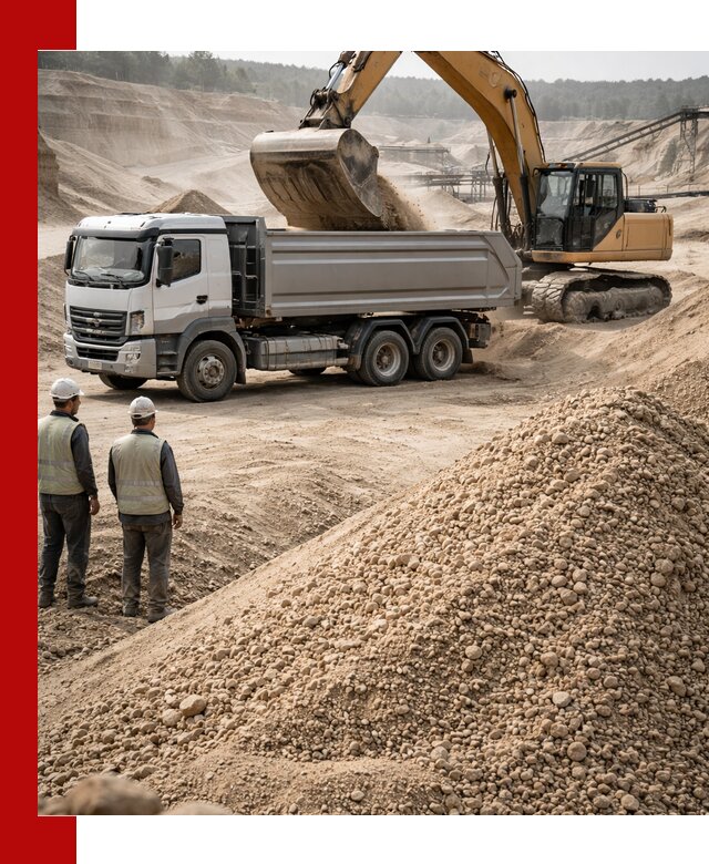 Карьерный крупнозернистый песок с доставкой в Большой Камне