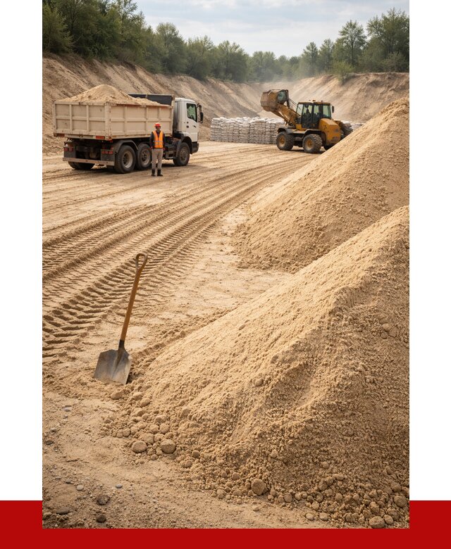 Карьерный песок мелкозернистый в Большой Камне от 9127 р. | ПРОНЕРУДБль