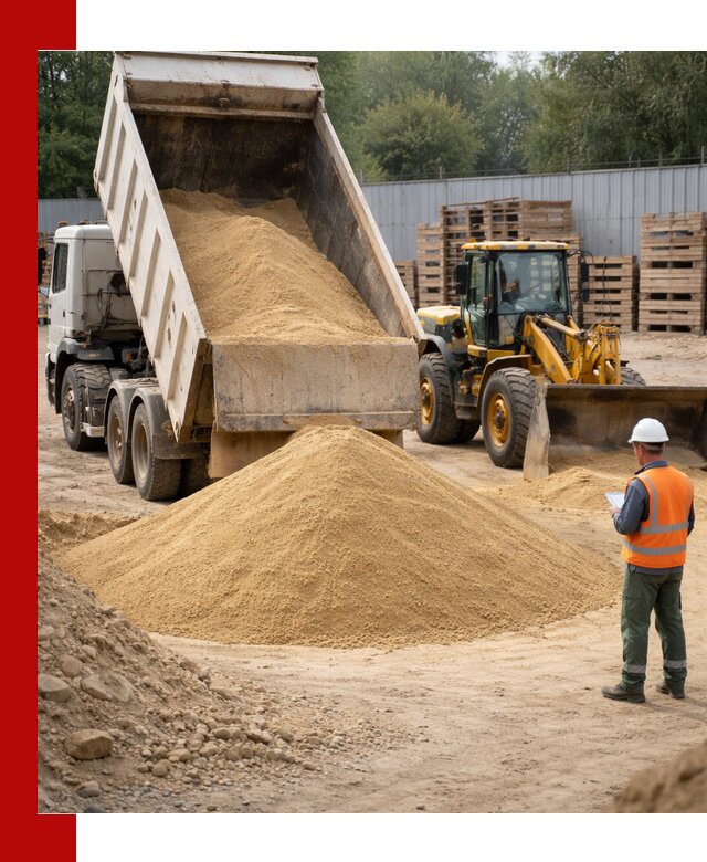 Доставка карьерного мелкозернистого песка в Большой Камне