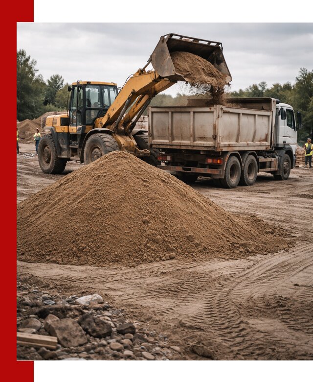 Доставка речного песка навалом в Большой Камне быстро и выгодно