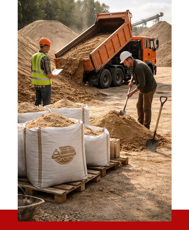 Строительный песок в Большой Камне от 2231 р. с доставкой, ПРОНЕРУДБль