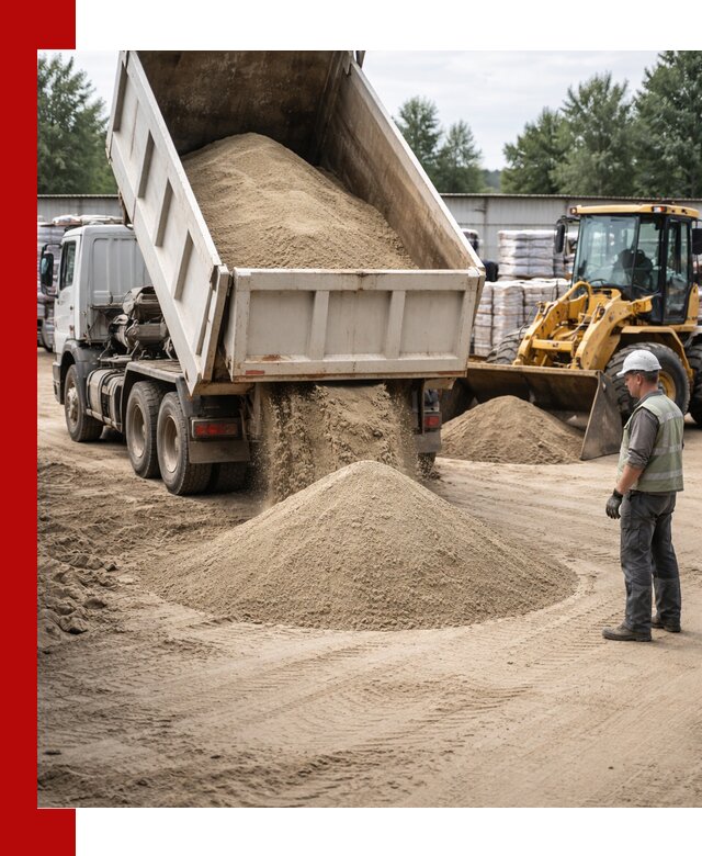 Поставка и доставка песка для бетона в Большой Камне