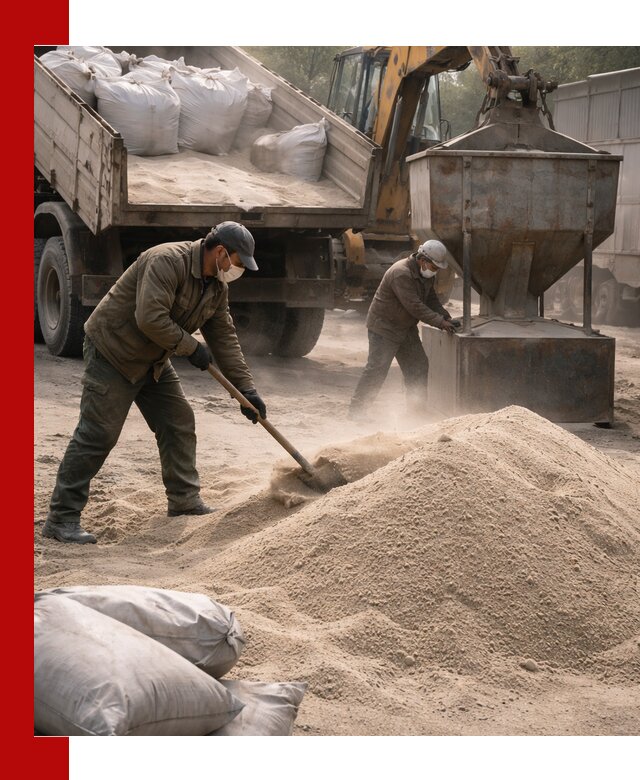 Кварцевый песок для пескоструя в Большой Камне — доставка и качество