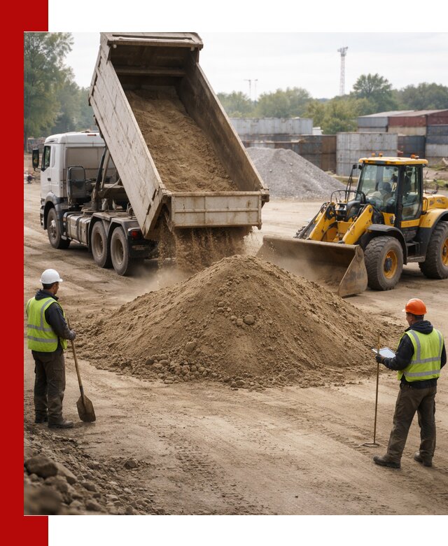 Доставка и продажа пескогрунта оптом и в розницу в Большой Камне