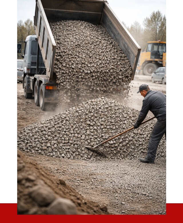 Гравий фракция 20-40 в Большой Камне от 2535 р. доставка | ПРОНЕРУДБль