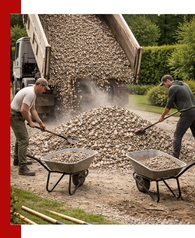 Доставка и продажа декоративной гальки в Большой Камне