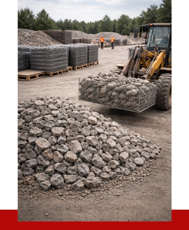 Камень для габионов фракция 70-150 в Большой Камне от 4259 р. | ПРОНЕРУДБль