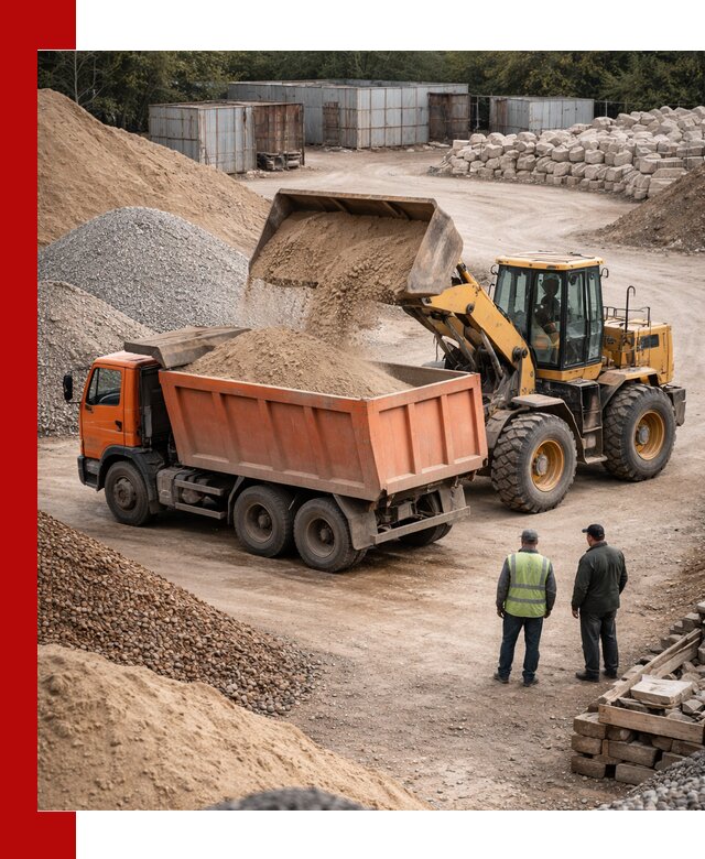 Доставка сыпучих смесей и смесей для стройки в Большой Камне