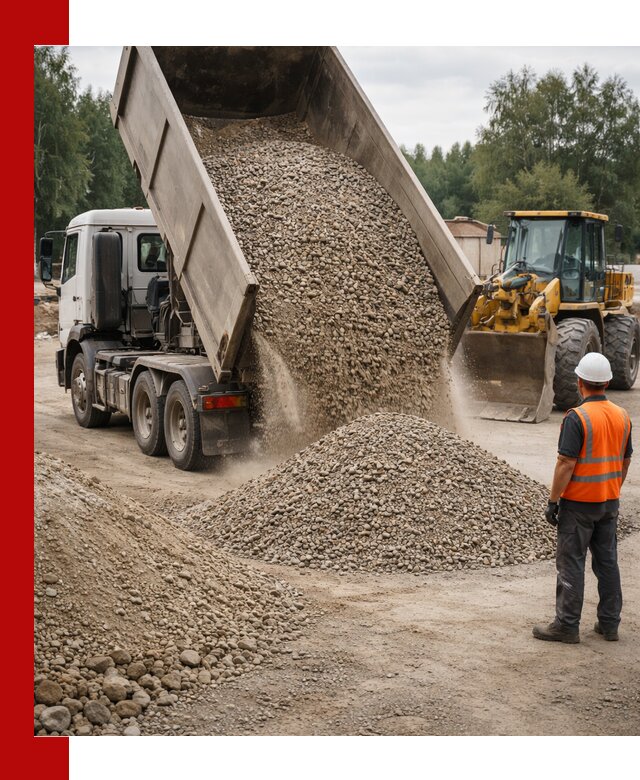 Доставка щпс в Большой Камне — щебеночно-песчаная смесь под заборы и дорожки