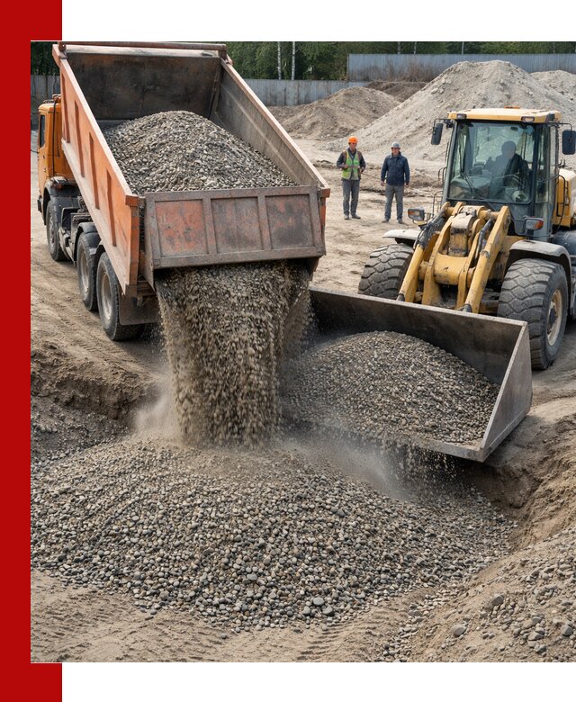 Доставка щпс С9 самосвалами по выгодным тарифам в Большой Камне