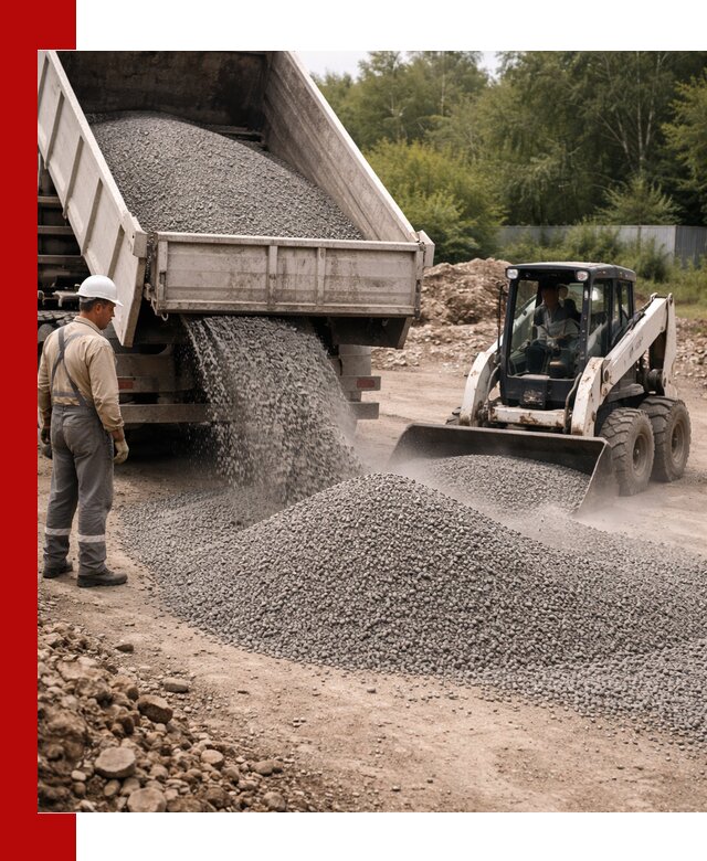 Доставка гравийного отсева 0-5 в Большой Камне оптом и в розницу