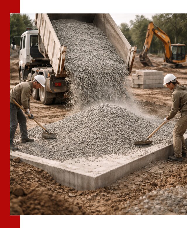 Доставка и продажа отсева для бетона в Большой Камне