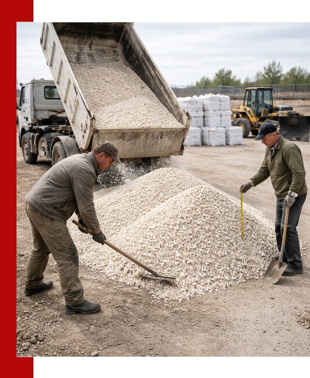 Мраморная крошка с доставкой и разгрузкой в Большой Камне