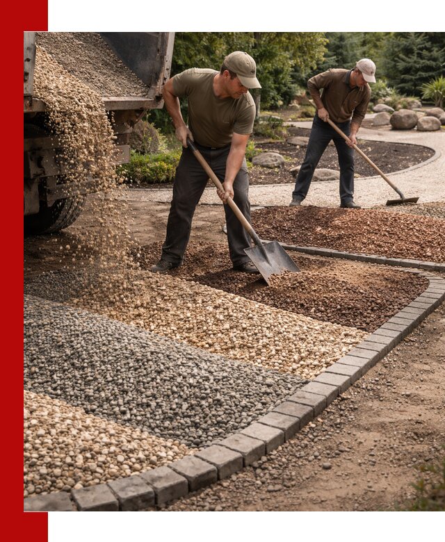 Декоративная крошка для ландшафта в Большой Камне — продажа и доставка