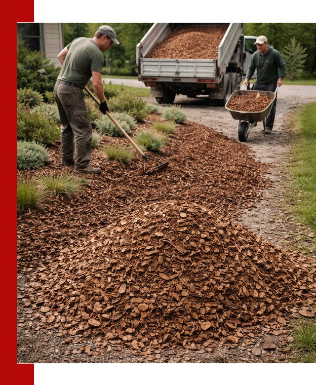 Крошка для мульчирования с доставкой в Большой Камне