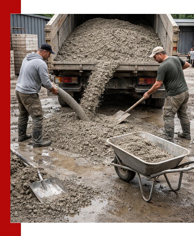 Цементно-песчаная смесь М150 доставка в Большой Камне