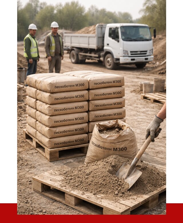 Пескобетон М300 в Большой Камне с доставкой от 4716 р. за куб | ПРОНЕРУДБль