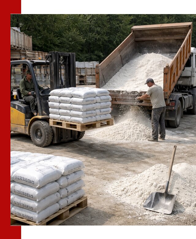 Доставка строительной извести оптом и в розницу в Большой Камне