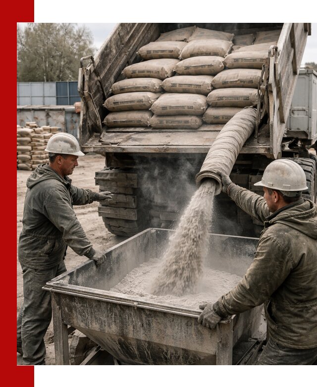 Доставка цемента М400 в Большой Камне оптом и в розницу