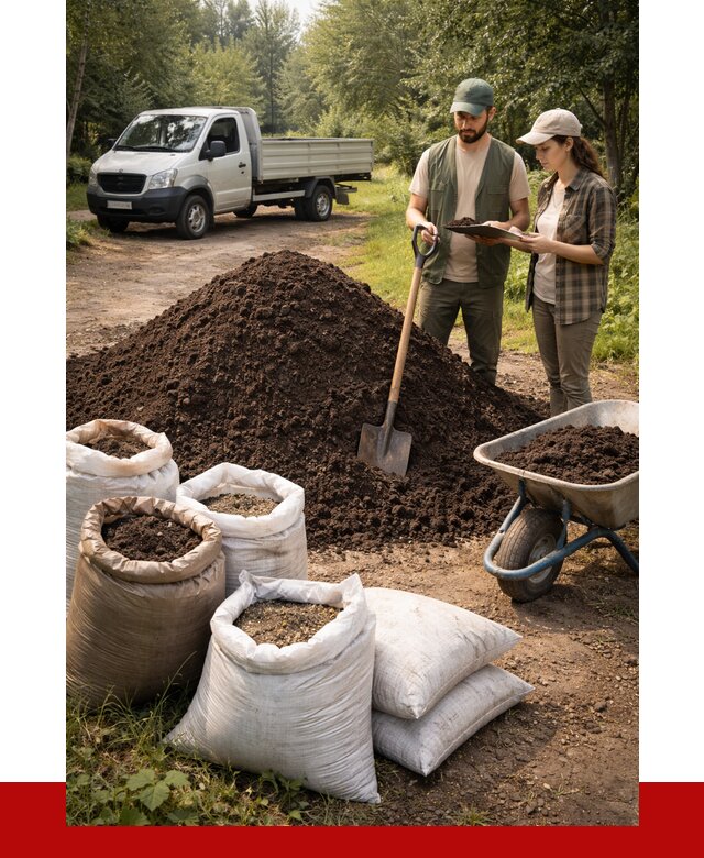 Купить грунт с доставкой в Большой Камне от 4563 р. за м3 | ПРОНЕРУДБль