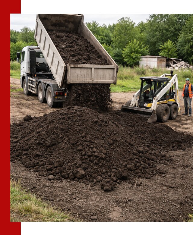 Поставка плодородной земли с доставкой самосвалом в Большой Камне