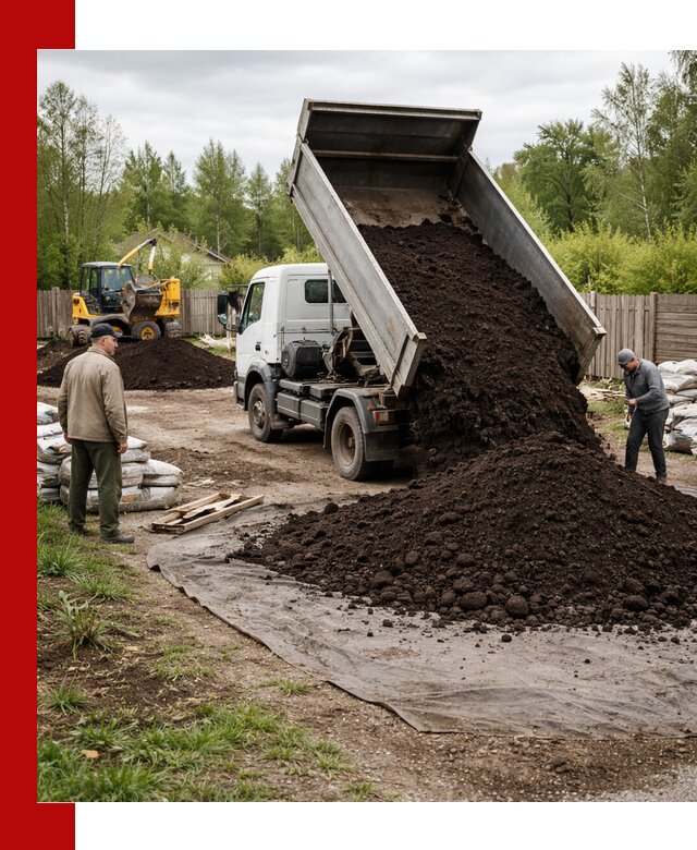 Доставка качественного почвогрунта в Большой Камне оптом и в розницу