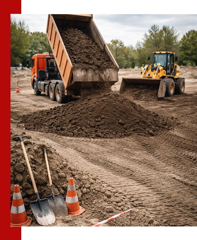 Поставка и доставка планировочного грунта в Большой Камне