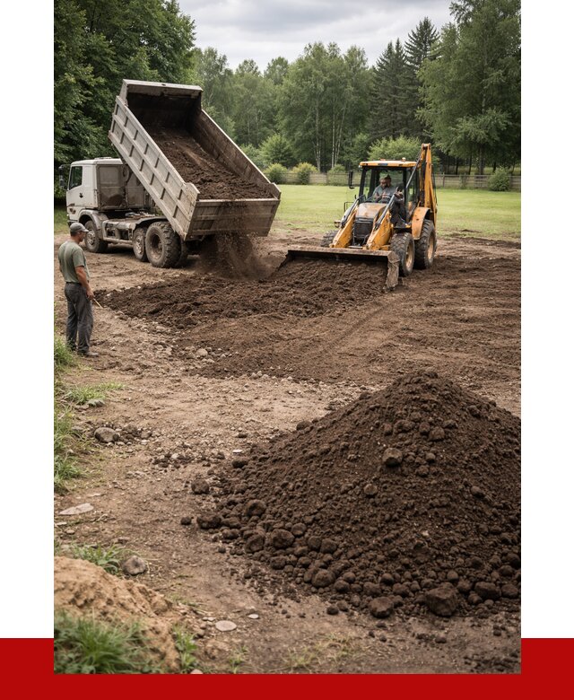 Грунт для выравнивания участка в Большой Камне от 1217 р. | ПРОНЕРУДБль