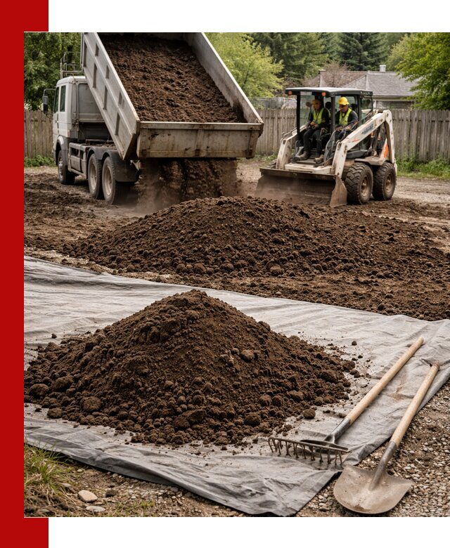 Грунт для отсыпки участка с доставкой в Большой Камне
