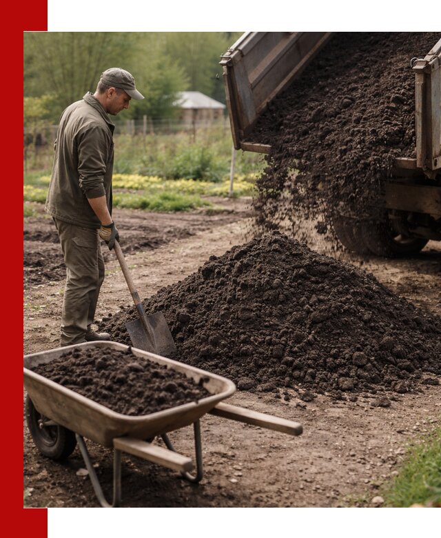 Доставка качественной земли для огорода в Большой Камне